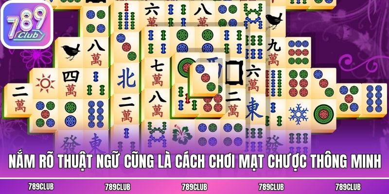 Nắm rõ thuật ngữ cũng là cách chơi mạt chược thông minh